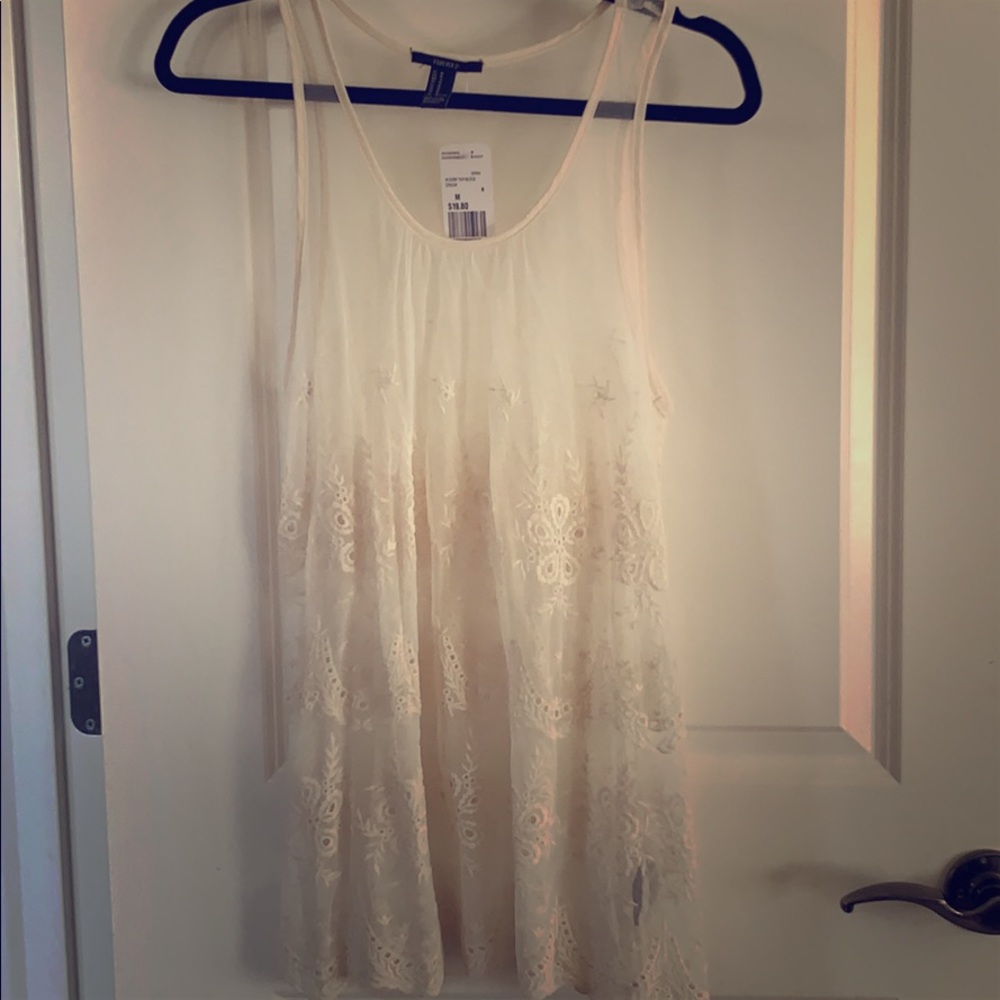 Forever 21 lace tank top